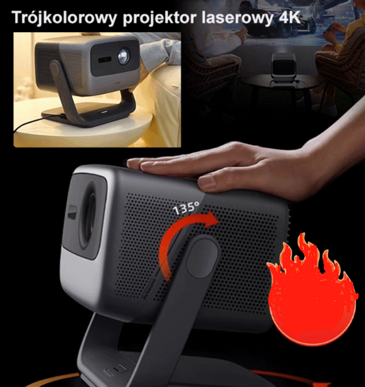 4K ultra-clear portable projector